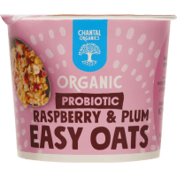 Probiotic Raspberry & Plum Easy Oats (65g)