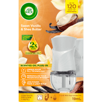 Essential Oil Sweet Vanilla & Shea Butter Air Freshener Plug In Diffuser (19ml)