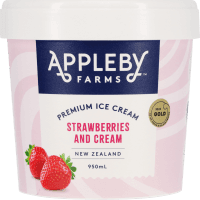 Strawberries And Cream Premium Ice Cream (950ml)