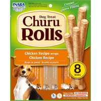 Churu Chicken Recipe Wraps Chicken Recipe Rolls Dog Treats (96g)