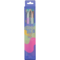 Adult Pink & Yellow Toothbrush (2pk)