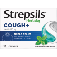 Herbal Cough Fresh Menthol Lozenges (16pk)