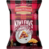 Kiwi Favs Chicken Cranberry & Brie Pizza Potato Chips (140g)