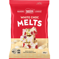 Bakers' Choice White Choc Melts (225g)