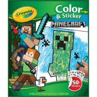 Minecraft Color & Sticker Book (1pk)
