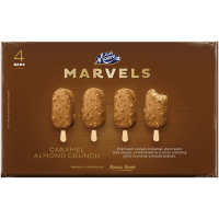 Marvels Caramel Almond Crunch Ice Cream Stick (4 x 103ml)