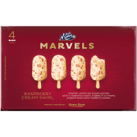 Marvels Raspberry Cream Swirl Ice Cream Stick (4 x 103ml)