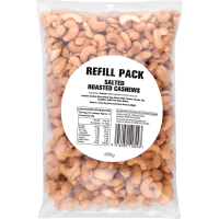 Salted Roasted Cashews Refill Pack (600g)