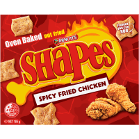 Spicy Fried Chicken Shapes Snacks (165g)