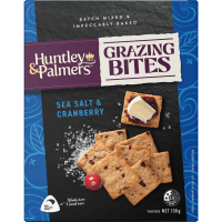 Grazing Bites Sea Salt Cranberry Crackers (150g)