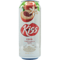Kiss Peach Vanilla Cider (550ml)