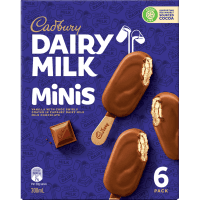 Dairy Milk Minis Vanilla Ice Cream (6 x 50ml)