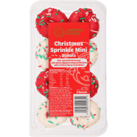 Christmas Sprinkle Mini Donuts (8pk)