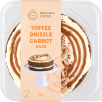 Toffee Drizzle Carrot Cake (650g)