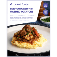 Beef Goulash With Mashed Potatoes Ready Meal (350g)