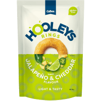 Hooleys Tangy Jalapeno & Cheddar Flavour Chips (90g)
