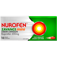 Mini Liquid Capsules Pain Relief (16pk)