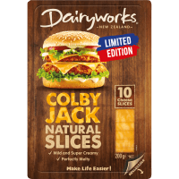 Colby Jack Natural Cheese Slices (200g)