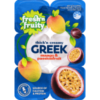 Greek Mango & Passionfruit Thick 'n Creamy Yoghurt (6 x 100g)