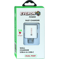 Wall Charger USB-A & USB-C Dual Port (1pk)