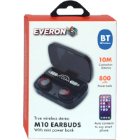 M10 Earbuds With Mini Powerbank Earphones (1pk)