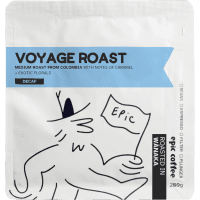Voyage Medium Roast (Decaf) Plunger/Filter Grind Coffee (200g)