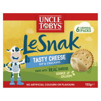 LeSnak Tasty Cheese Dip & Crackers (6 x 22g)