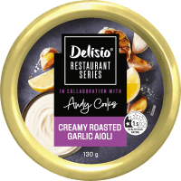 Delisio Restaurant Series Creamy Roasted Garlic Aioli Dip (130g)