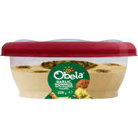 Garlic Hummus With Smashed Falafel Garnished Dips (220g)