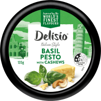 Delisio Basil Pesto With Cashews Dip (135g)