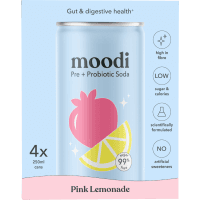 Pink Lemonade Carbonated Drinks (4 x 250ml)