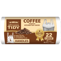 Handle Large Coffee Fragrance Kitchen Tidy Sacks (22pk)