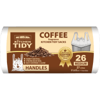 Handles Medium Coffee Fragrance Kitchen Tidy Sacks (26pk)