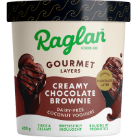 Gourmet Layers Creamy Chocolate Brownie Dairy-Free Coconut Yoghurt (400g)