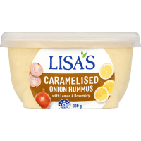 Caramelised Onion Hummus With Lemon & Rosemary (380g)