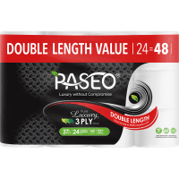 Pure Luxury 3 Ply Double Length Toilet Rolls (24x360 sheets)