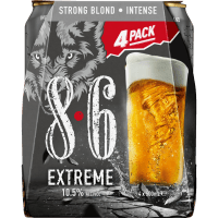 8.6 Extreme Intense Strong Beer Cans (4 x 500ml)