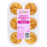 Lemon & Raspberry Muffins (6pk)