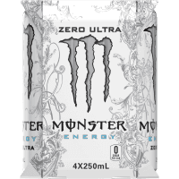 Zero Ultra Energy Drink (4 x 250ml)