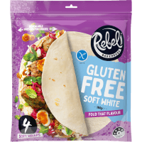 Gluten Free Soft White Wraps (4 x 46g)