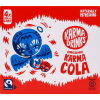 Organic Karma Cola Soft Drink (4 x 330ml)