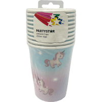 Partystar Childrens Party Drink Cups Assorted (10pk)
