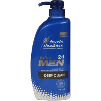 Ultra 2 in 1 Men Deep Clean Shampoo + Conditioner (750ml)