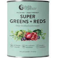 Super Greens & Reds Daily Wholefood Multivitamin Powder (150g)