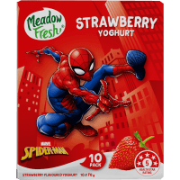 Marvel Spiderman Strawberry Yoghurt Pouch (10 x 70g)