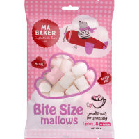 Pink & White Bite Size Mallows (120g)