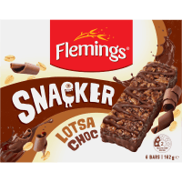 Snacker Lotsa Choc Muesli Bar (6 x 27g)