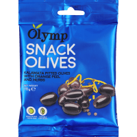 Kalamata Pitted With Orange Peel And Herbs Snack Olives (70g)
