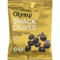 Dried Black Whole With Lavender And Herbs Snack Olives (70g)