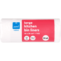 Kitchen Bin Liners Large (30pk)